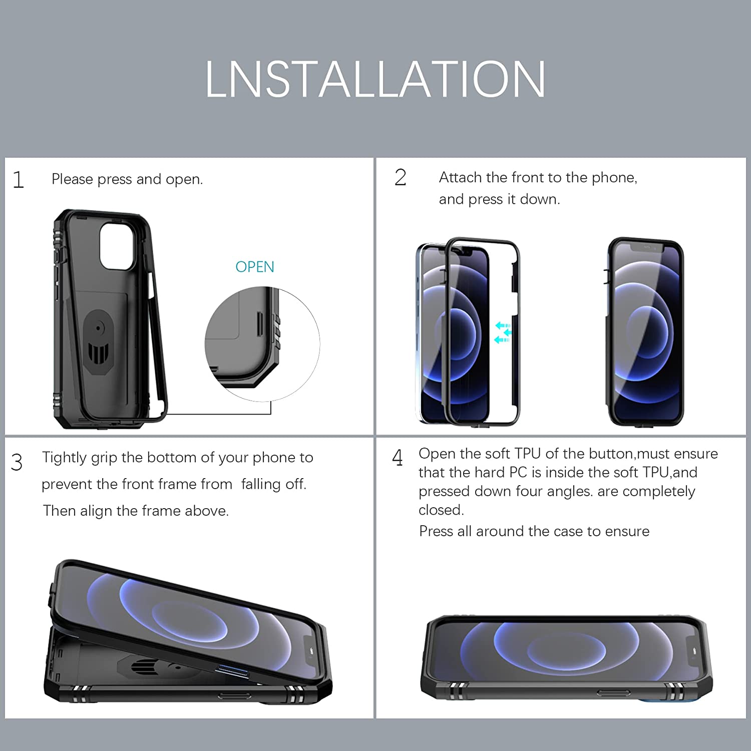 Heavy Duty 360 Protection Case For iPhone - Premium Mobile Phone Cases from Dressmycell.com - Just $20.00! Shop now at Dressmycell.com Heavy Duty 360 Protection Case For iPhone - Premium Mobile Phone Cases from Dressmycell.com - Just $20.00! Shop now at Dressmycell.com